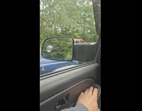 Guy car side mirror extends