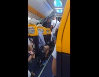 Man caught smoking on plane