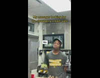 Fast food employee eats all strawberry pies