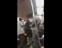 Subway performers sing face masks bags pt. 3