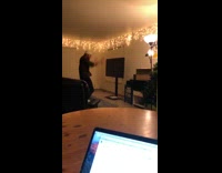 guy white hat dances whip it