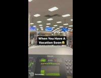 Guy going on vacation soon does elliptical fast