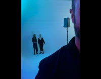 Photoshoot white wall colorful light