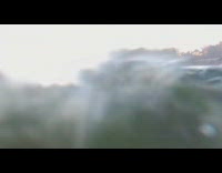 Aerial drone fly low and drowns in the water