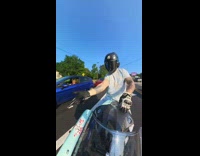 Man Dances and Fails to Make Lady Smile