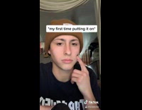 Collab BitchIG2 - Guy black face mask first time 