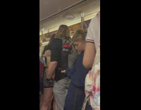 Guy in train got milfs tumbler dobby plushy