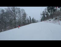 Snowboarder makes weird noise while passing camera