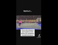 Mom thought daughter won volleyball game 