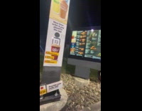 Man plays minecraft music at Mcdonalds drive thru