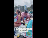 Guys talk to wife, husband unfazed