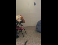 Cat jump on wall chase red dot