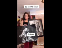 Collab BitchIG2 - Art drawings and how long they take and their views butt