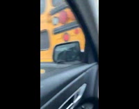 Collab BitchMP - Womans side mirror gets hit by bus 