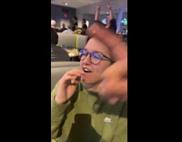 Man leaves butt print on seat cushion