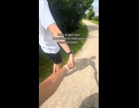 Collab ClipsIG - Woman does trick to make boyfriend hold her hand 