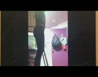 Girl sings Adele "Set Fire to the Rain" and bumps her head on bunk bed