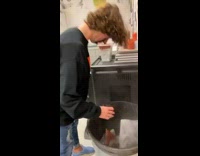 Collab Clips mpugc - Guy blows cup of black ash gets all over his face