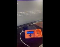 Keyboard connected to speedometer for type speed