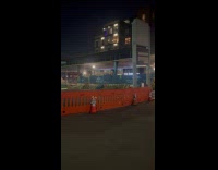 Glowing Christmas tree walks around the neighborhood