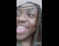 Guy lip syncs bon appetit and laughs 