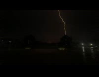 Lightning caught striking multiple times 