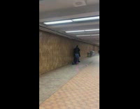 Guy performs James Bay song at station 